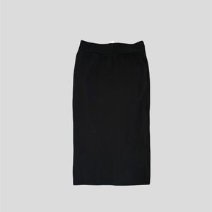 🆕 For the Republic Black Ribbed Pencil Skirt- Size S- Retails at $68 USD